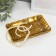 Standing interior polystone "Baroque" gold 18x11x2 cm
