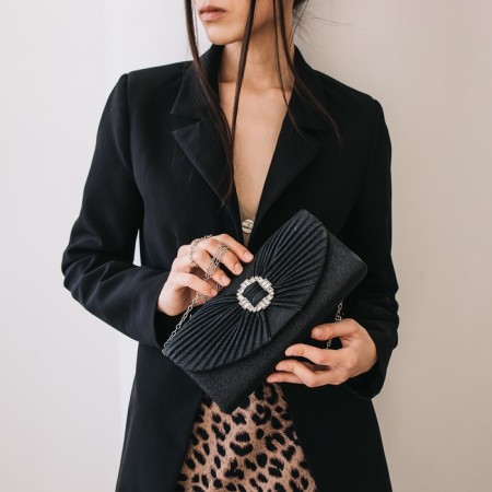 Female bag on a magnet, black color-8
