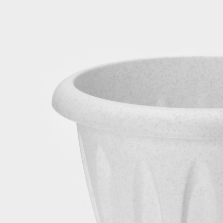 Pot with the pallet "Felicia", 10.4 l, the color is marble-5