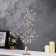 LED bush "Beads" 55 × 30 × 3 cm, 20 LED, constant glow, from batteries CR2032x2 (included), glow warm white