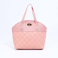 Bag Tout on fasteners, pink color