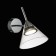 Sconces st. SL930.101.01. Cono. 1x7 W, LED, 4000K, 408 LM, 27x27 cm, chromium color