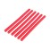 Glue rods tundra, 11 x 200 mm, red, 6 pcs.