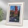 Photo frame 13x18 (281G) white with gold (plastic screen)