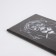 Passport cover, dark gray color