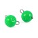 Cargo Cheburashka painted collapsible Yaman 10 pcs., 10 g, green