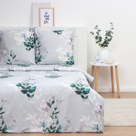 Bed linen saving and 1.5 joint venture Spring 147x215cm, 150x215cm, 70x70cm-2 pcs, polysatin, 80g/m²-2