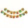 Garland on the tape "Happy Birthday", length 272 cm, cheburashka