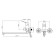 BUNNE BOOOU B8290-18F bathtub, two-wound, shower watering can and hose, chrome