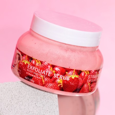 Strawberry body scrub, 380 gr-1