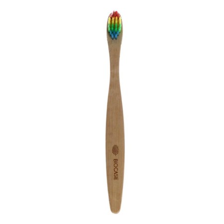 Bambook toothbrush BioCase, Mini, Rainbow-2