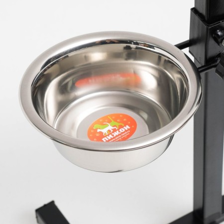 Adjustable stand 28 cm with 2 bowls of 400 ml-3