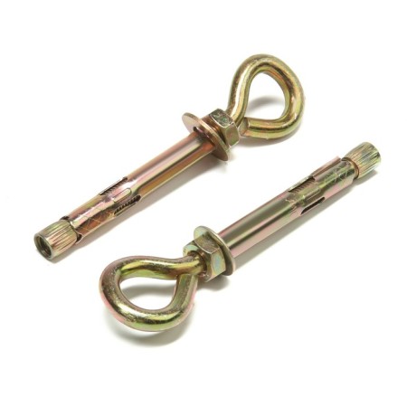 Anchor bolt, with a ring, galvanized, 10x70 mm, 50 pcs