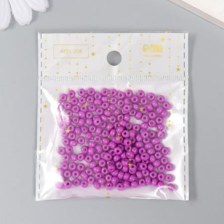 Glass beads 6/0 "purple" 15 g-2