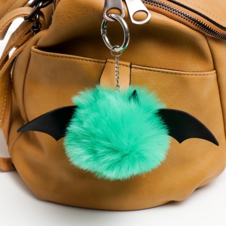 Fluffy on the Ring "bat" bright green 15x19 cm-1
