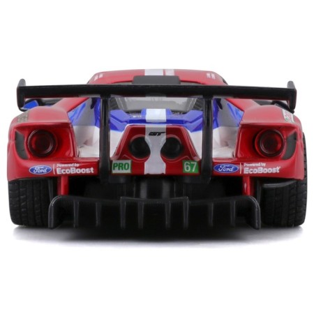 Racing machine BBURAGO 2017 Ford GT, DIE-CAST, 1:32, red-blue color-4