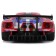 Racing machine BBURAGO 2017 Ford GT, DIE-CAST, 1:32, red-blue color