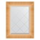 Mirror with engraving in the baguette frame, poisoned with gold 87 mm, 56x74 cm