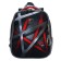 School backpack 38 x 30 x 16 cm, ergonomic back, Stavia "Hard", gray