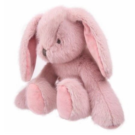 Soft toy Bunny Plush Sitting, Dust Rose, 20 cm-1