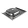 Kitchen sink "Vladix", invoice, without siphon, 60x50 cm, right, stainless steel 0.4 mm
