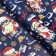 Glossy packaging paper "Kaifusha Santa", 50 x 70 cm