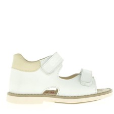 Baby sandals, size 24, white color