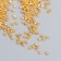 Glass 11/0 "Cylinder. Golden gloss" 10 g