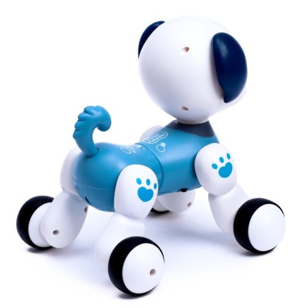 Robot Dog “My Favorite Peteum” IQ Bot, on the control panel, interactive: sound, musical, sensory, on the battery, blue-3