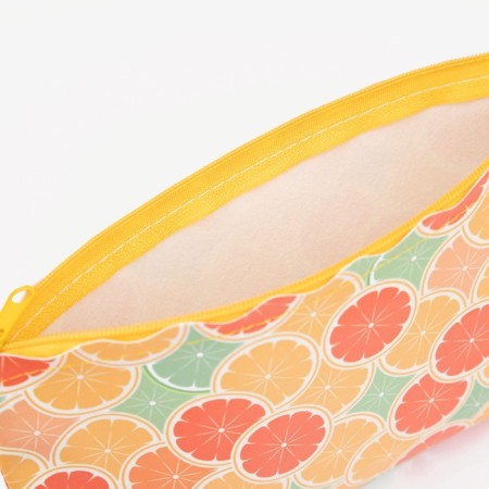 Lightning cosmetic bag, orange color-2
