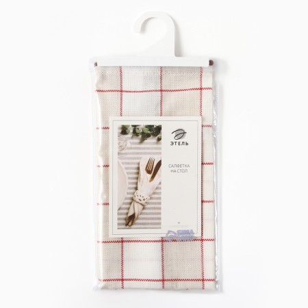 New Year. Ethel Napkin "Bright Cage" 30x40cm, 100% HL, Rogozhka 186 g/m2-9