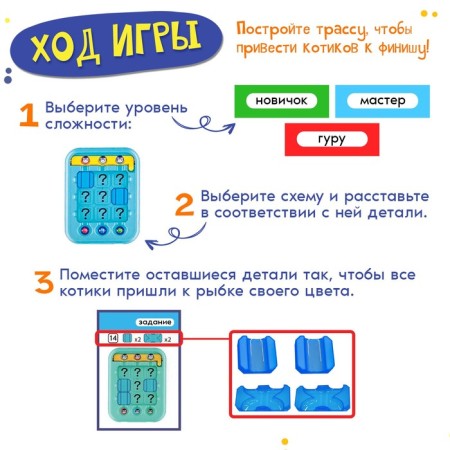 Board game "Katya Cat", 1 player, 3+-2