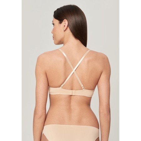 Women's bra -lotus, size 85c, beige color-3