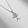 Pendant "disagreement", color silver, 48.5 cm