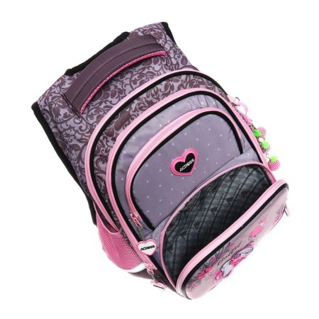 School backpack 40 x 33 x 15 cm, ergonomic back, Across 548, pink ACR23-548-1-10