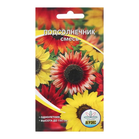 Flower seeds sunflower "mixture", 10 pcs