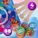 Game "Sheep-Schlep" circles 3.5 cm, 88 pcs, bits 24 cm 4 pcs