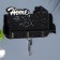 Key with a shelf "Home Sweet Home" black, 28x23x7.5 cm