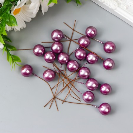 Decor for creativity "Ball Linge Pearl" d = 1.5 cm set 20 pcs 6x1.5x1.5 cm-2