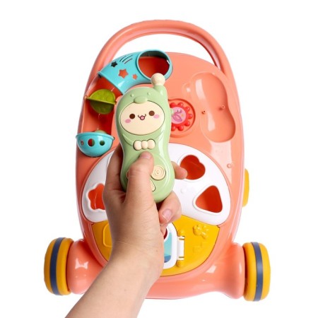 Capalka cape "First Walk", sound effects, pink color-2