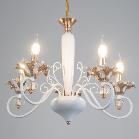 Lilet chandelier 5he14 40W white-gold 56x70x56 cm Bayerlux-2