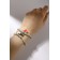 Bracelets "Demetrons" pixel hearts, color, 19 size