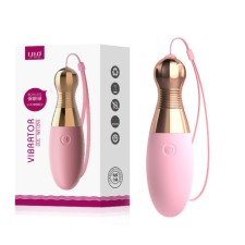 Вибратор LILO, для клитора и сосков, ЗУ USB,  10 режимовв, розовый