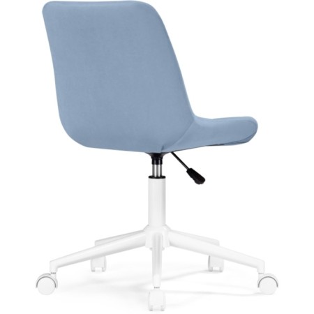 CHELUTTO CHARTOM CHARTOM (VELUTTO 47) Metal/velor, white/blue 50x60x80 cm-4