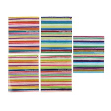 Notebook 48 sheets of the “Strips” cage, cover shaking cardboard, UV-fluid, 5 types of mix