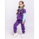 Set: Hoods and Pants "College", height 122 cm, purple color