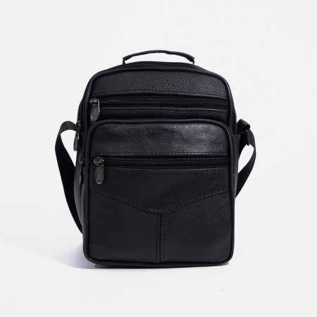 Male bag, black color-1