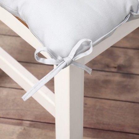 Siddle on the chair Ethel Home 42x42 cm, col. light gray, 100% hl, sarzha 190 g/m2-2