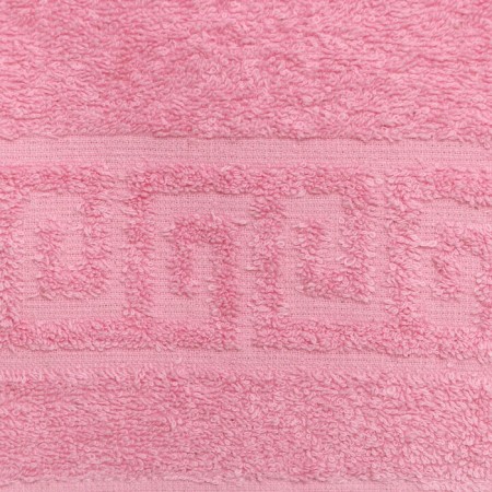 Terry towel with a border 70x140 cm, fuchsia color, cotton 100%, 430g/m2-2