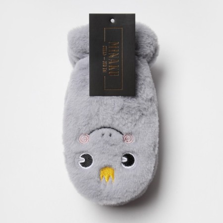 Teenage mittens for claim. Minaku crown 19 cm gray gray-3